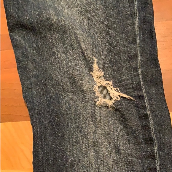Kut from the Kloth Distressed Denim Jeans Sz 6 - Picture 3 of 12